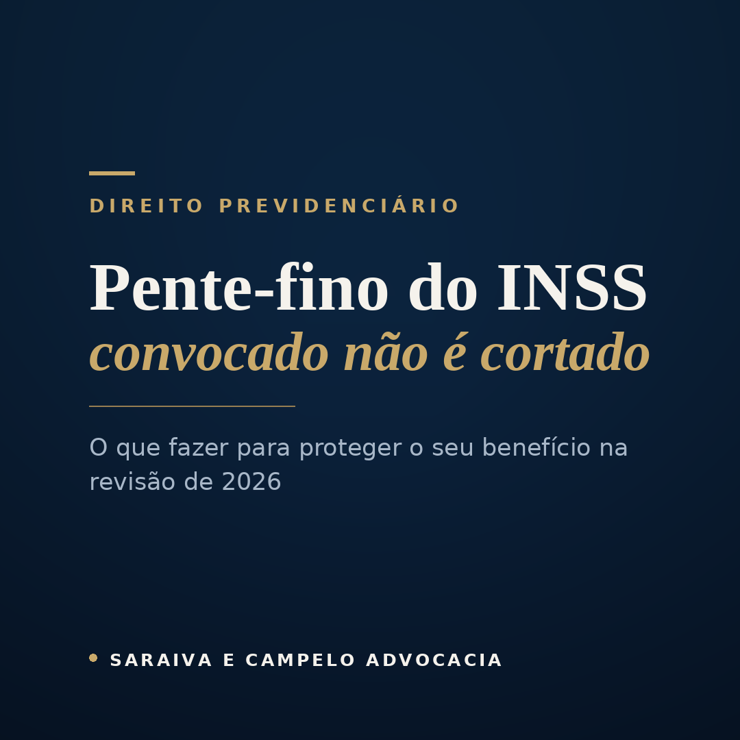 Pente-Fino do INSS: Como Proteger seu Benefício na Revisão de 2026